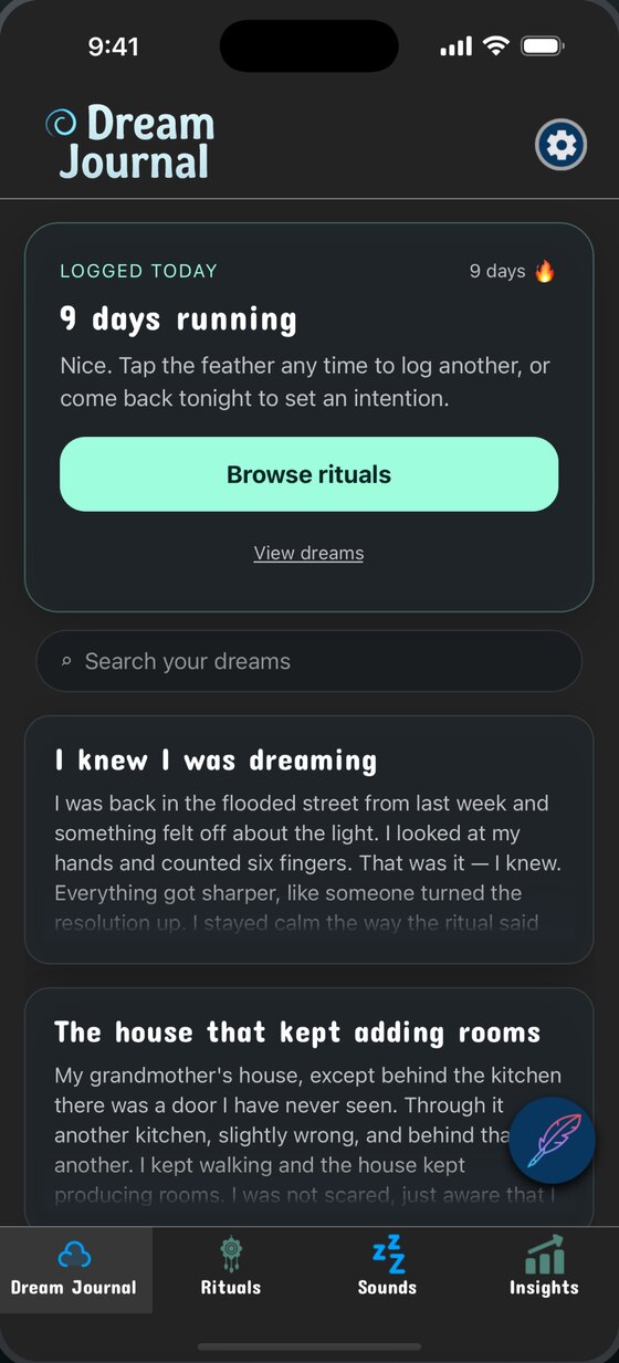 Morpheus AI — dream journal